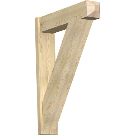 Ekena Millwork Traditional Craftsman Rough Sawn Outlooker, Douglas Fir, 8"W x 34"D x 46"H OUT08X34X46TRA04RDF
